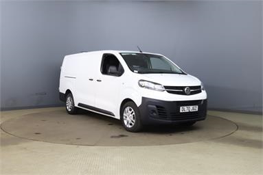 VAUXHALL VIVARO L2 DIESEL 2900 1.5d 100PS Dynamic H1 Van Diesel - WHITE - DL70JGZ - 6 Door Panel Van