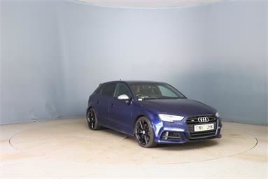 AUDI A3 S3 TFSI Quattro Black Edition 5dr S Tronic Petrol - BLUE - EN67UHW - 5 Door Hatchback