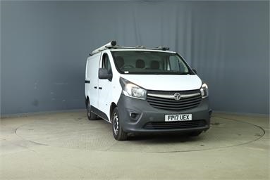 VAUXHALL VIVARO L1 DIESEL 2900 1.6CDTI 95PS ecoFLEX H1 Van Diesel - WHITE - FP17UEX - 6 Door Panel Van