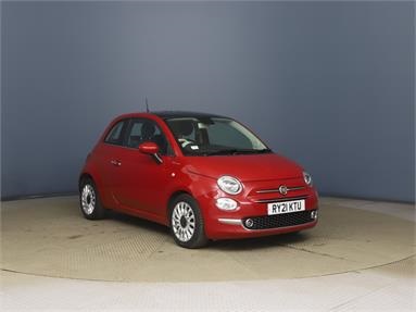 FIAT 500 1.0 Mild Hybrid Dolcevita [Part Leather] 3dr Petrol - RED - RY21KTU - 3 Door Hatchback