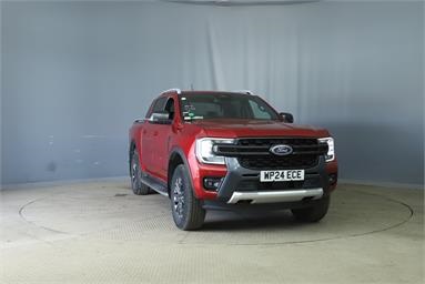 FORD RANGER DIESEL Pick Up Double Cab Wildtrak 2.0 EcoBlue 205 Auto Diesel - RED - WP24ECE - 4 Door Pick Up Body