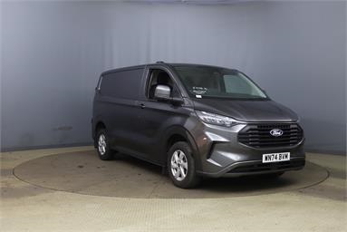 FORD TRANSIT CUSTOM 300 L1 DIESEL FWD 2.0 EcoBlue 136ps H1 Van Limited Auto Low Roof Diesel - GREY - WN74BVM - 5 Door Panel Van