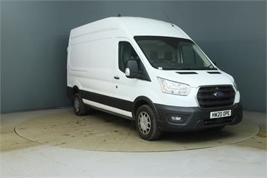 FORD TRANSIT 350 L3 DIESEL RWD 2.0 EcoBlue 130ps H3 Trend Van Diesel - WHITE - HW20OPE - 5 Door Panel Van