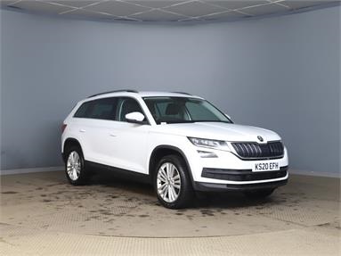 SKODA KODIAQ 1.5 TSI SE L 5dr DSG [7 Seat] Petrol - WHITE - KS20EFH - 5 Door Estate