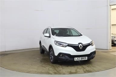 RENAULT KADJAR 1.2 TCE Dynamique S Nav 5dr Petrol - WHITE - LXZ8809 - 5 Door Hatchback