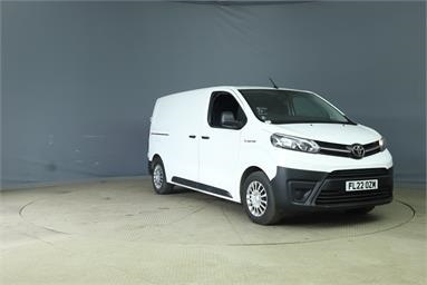 TOYOTA PROACE MEDIUM ELECTRIC 100kW Icon 75kWh Van Auto Electric - WHITE - FL22OZM - 6 Door Panel Van