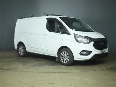 FORD TRANSIT CUSTOM 300 L1 DIESEL FWD 2.0 EcoBlue 130ps Low Roof Limited Van Diesel - WHITE - CV18LYH - 5 Door Panel Van