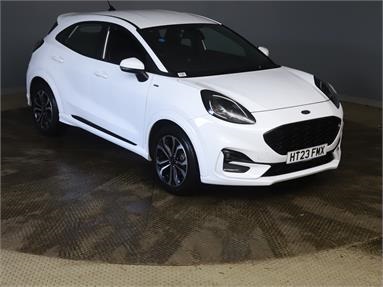 FORD PUMA 1.0 EcoBoost Hybrid mHEV ST-Line 5dr Petrol/Hybrid - FROZEN WHITE - HT23FMX - 5 Door Hatchback