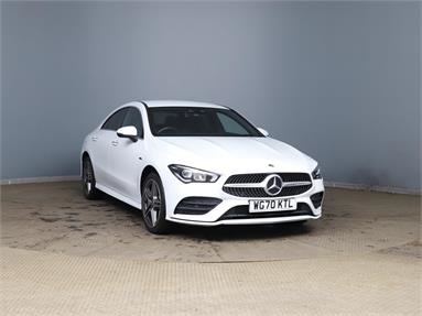 MERCEDES-BENZ CLA CLA 250e AMG Line Premium 4dr Tip Auto Petrol/Hybrid - WHITE - WG70KTL - 4 Door Coupe