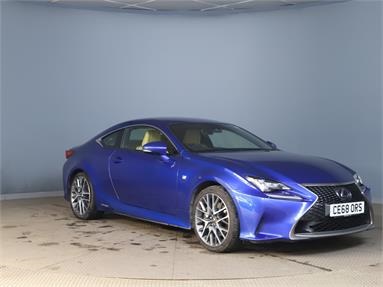LEXUS RC 300h 2.5 F-Sport 2dr CVT [Premium Navigation] Petrol/Hybrid - BLUE - CE68ORS - 2 Door Coupe