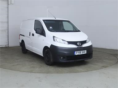 NISSAN NV200 DIESEL 1.5 dCi 110 Acenta Van Euro 6 Diesel - WHITE - FY18SHX - 6 Door Panel Van