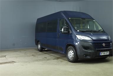 FIAT DUCATO 35 MAXI LWB DIESEL 2.3 Multijet High Roof Van 130 Diesel - SILVER - BT68EFK - 5 Door Window Van