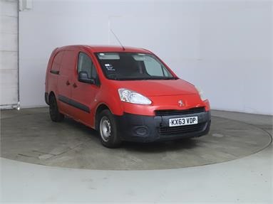 PEUGEOT PARTNER L2 DIESEL 750 S 1.6 HDi 92 Van Diesel - RED - KX63VDP - 6 Door Panel Van