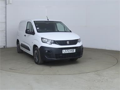 PEUGEOT PARTNER STANDARD DIESEL 1000 1.5 BlueHDi 100 Professional Prem Van [6 Spd] Diesel - Ice White - LS72HSE - 5 Door Panel Van