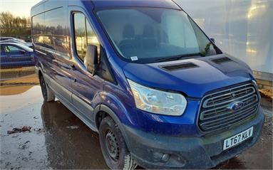 FORD TRANSIT 350 L3 DIESEL FWD 2.0 TDCi 130ps H2 Van Diesel - BLUE - LT67KLV - 5 Door Panel Van