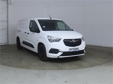 VAUXHALL COMBO CARGO L2 DIESEL 2300 1.5 Turbo D 100ps H1 Sportive Van Diesel - WHITE - DY70WYL - 6 Door Panel Van