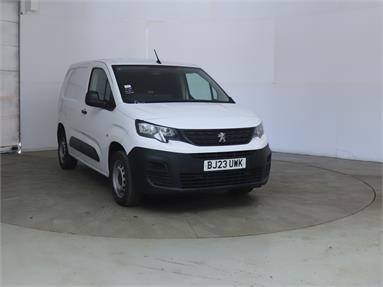PEUGEOT PARTNER STANDARD DIESEL 1000 1.5 BlueHDi 100 Professional Premium + Van Diesel - Ice White - BJ23UWK - 5 Door Panel Van