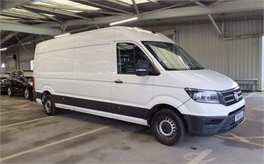 VOLKSWAGEN CRAFTER CR35 LWB DIESEL FWD 2.0 TDI 102PS Startline High Roof Van Diesel - WHITE - DW19NXS - 5 Door Panel Van