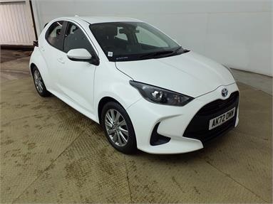 TOYOTA YARIS 1.5 Hybrid Icon 5dr CVT Petrol/Hybrid - WHITE - AK72OMW - 5 Door Hatchback