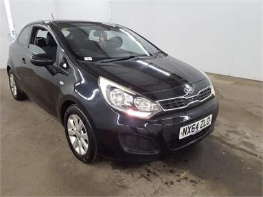 KIA RIO 1.25 VR7 3dr Petrol - BLACK - NX64ZLO - 3 Door Hatchback