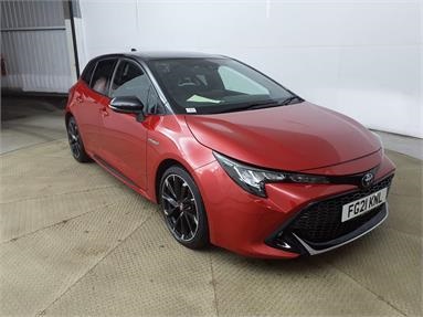 TOYOTA COROLLA 2.0 VVT-i Hybrid GR Sport 5dr CVT Petrol/Hybrid - RED AND BLACK - FG21KNL - 5 Door Hatchback