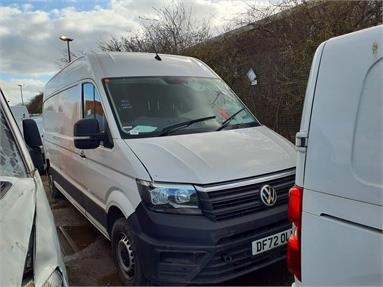 VOLKSWAGEN CRAFTER CR35 LWB DIESEL FWD 2.0 TDI 140PS Trendline High Roof Van Diesel - WHITE - DF72OLK - 5 Door Panel Van