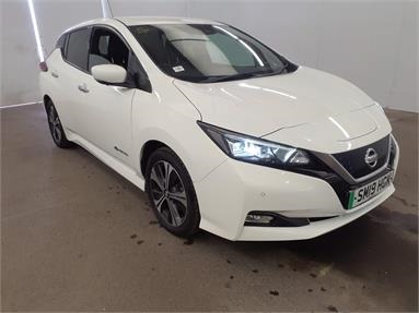 NISSAN LEAF 110kW Tekna 40kWh 5dr Auto Electric - WHITE - SM19HGK - 5 Door Hatchback
