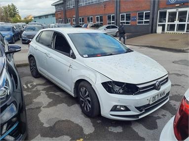 VOLKSWAGEN POLO 1.0 TSI 95 Active 5dr Petrol - WHITE - DE71NHN - 5 Door Hatchback