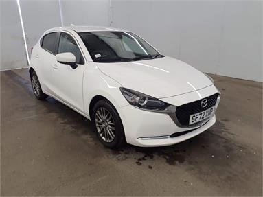 MAZDA 2 1.5 e-Skyactiv G MHEV GT Sport 5dr Petrol - WHITE - SF72XUP - 5 Door Hatchback
