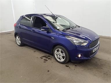 FORD KA+ 1.2 85 Zetec 5dr Petrol - BLUE - NL66FVX - 5 Door Hatchback