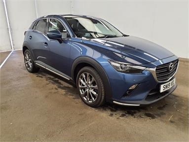 MAZDA CX-3 2.0 Sport Nav + 5dr Petrol - BLUE - SN19VEL - 5 Door Hatchback
