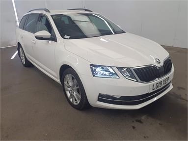 SKODA OCTAVIA 1.5 TSI SE L 5dr DSG Petrol - WHITE - LG19XEP - 5 Door Estate