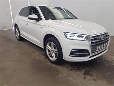 AUDI Q5 2.0T FSI Quattro S Line 5dr S Tronic Petrol - WHITE - EA18BCX - 5 Door Estate