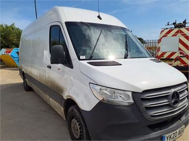MERCEDES-BENZ SPRINTER 314CDI L3 DIESEL RWD 3.5t H2 Van Diesel - WHITE - YK20AEU - 5 Door Panel Van