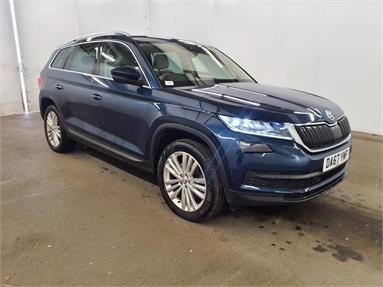 SKODA KODIAQ 2.0 TSI Edition 4x4 5dr DSG [7 Seat] Petrol - BLUE - DA67YMF - 5 Door Estate