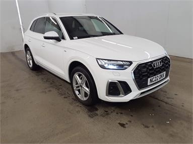 AUDI Q5 40 TDI Quattro S Line 5dr S Tronic Diesel - WHITE - NC22DKK - 5 Door Estate