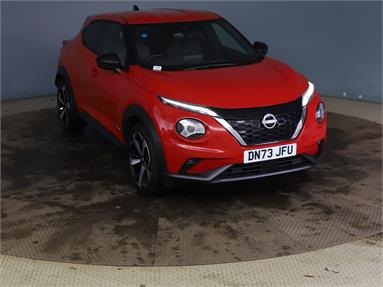 NISSAN JUKE 1.6 Hybrid Tekna 5dr Auto Petrol/Hybrid - RED - DN73JFU - 5 Door Hatchback
