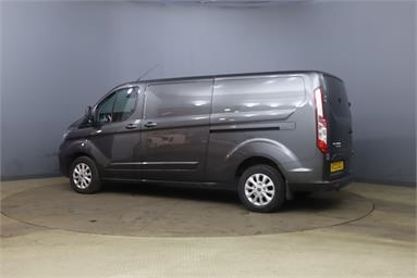 FORD TRANSIT CUSTOM 300 L2 DIESEL FWD 2.0 EcoBlue 130ps Low Roof Limited Van Auto Low Roof Diesel - GREY - KR23UGJ - 5 Door Panel Van