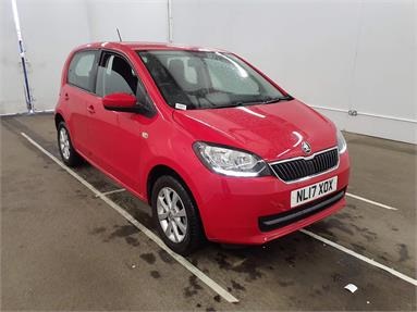 SKODA CITIGO 1.0 MPI SE 5dr Petrol - RED - NL17XOX - 5 Door Hatchback