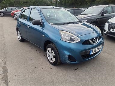 NISSAN MICRA 1.2 Visia 5dr Petrol - BLUE - NJ63NAE - 5 Door Hatchback
