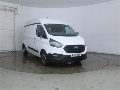 FORD TRANSIT CUSTOM 320 L2 DIESEL FWD 2.0 EcoBlue 130ps High Roof Leader Van Diesel - WHITE - EA71DXU - 5 Door Panel Van