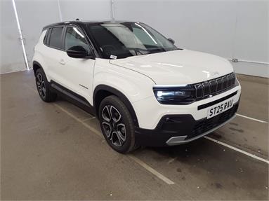 JEEP AVENGER 1.2 Summit 5dr Petrol - WHITE AND BLACK - ST25RAU - 5 Door Hatchback