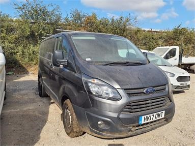 FORD TRANSIT CUSTOM 270 L1 DIESEL FWD 2.0 TDCi 105ps Low Roof Van Diesel - GREY - HK17OMT - 5 Door Panel Van