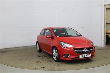 VAUXHALL CORSA 1.4T [100] SRi Vx-line 3dr Petrol - RED - BX16MSV - 3 Door Hatchback