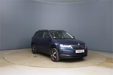 SKODA KAROQ 1.0 TSI SE Nav Plus 5dr Petrol - Blue - YY68GOK - 5 Door Estate