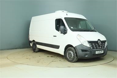 RENAULT MASTER MWB DIESEL FWD MM35dCi 130 Business Medium Roof Van Diesel - WHITE - FJ19GPY - 5 Door Fridge Panel Van