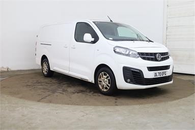 VAUXHALL VIVARO L2 DIESEL 2900 1.5d 100PS Sportive H1 Van Diesel - WHITE - DL70EFG - 6 Door Panel Van