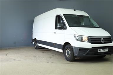 VOLKSWAGEN CRAFTER CR35 LWB DIESEL FWD 2.0 TDI 140PS Startline Business H/Roof Van Auto Diesel - WHITE - FL22OVY - 5 Door Fridge Panel Van