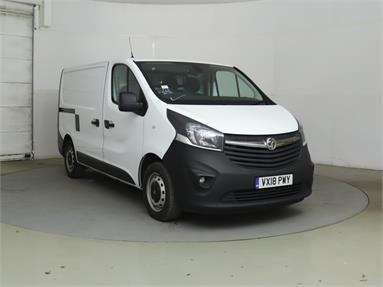 VAUXHALL VIVARO L1 DIESEL 2900 1.6CDTI BiTurbo 125PS H1 Van Diesel - GLACIER WHITE - VX18PWY - 5 Door Panel Van