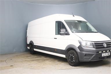 VOLKSWAGEN CRAFTER CR35 LWB DIESEL FWD 2.0 TDI 140PS Trendline High Roof Van Diesel - WHITE - GJ72YNO - 5 Door Panel Van